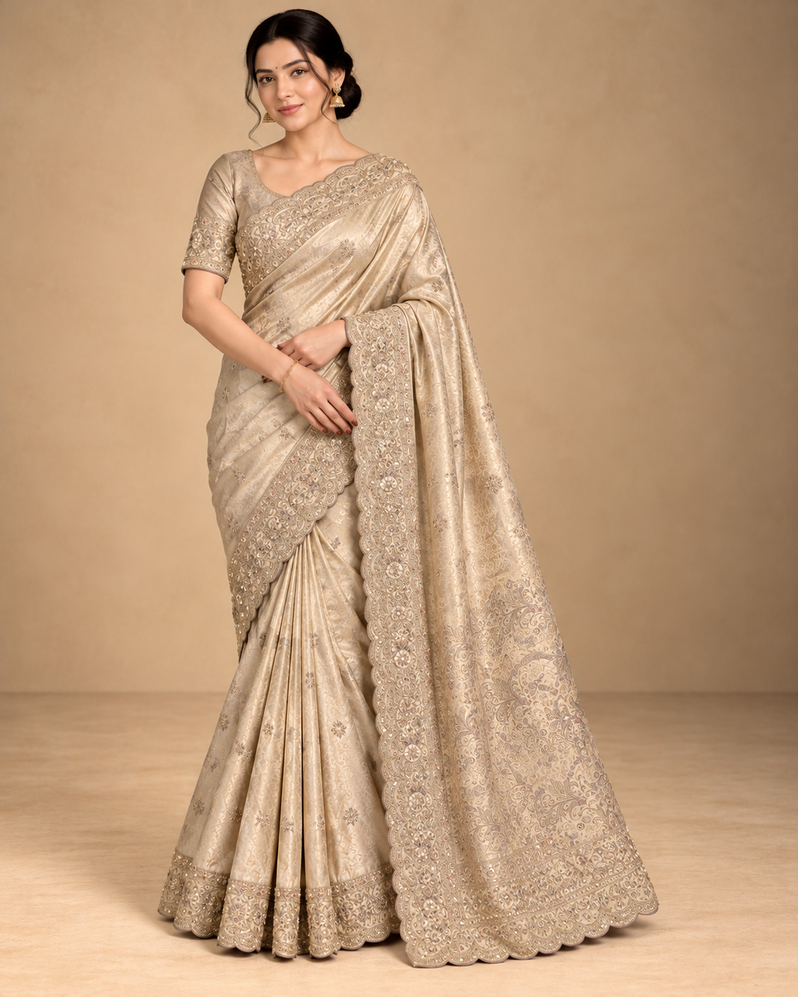 Champagne Gold Bridal Elegance