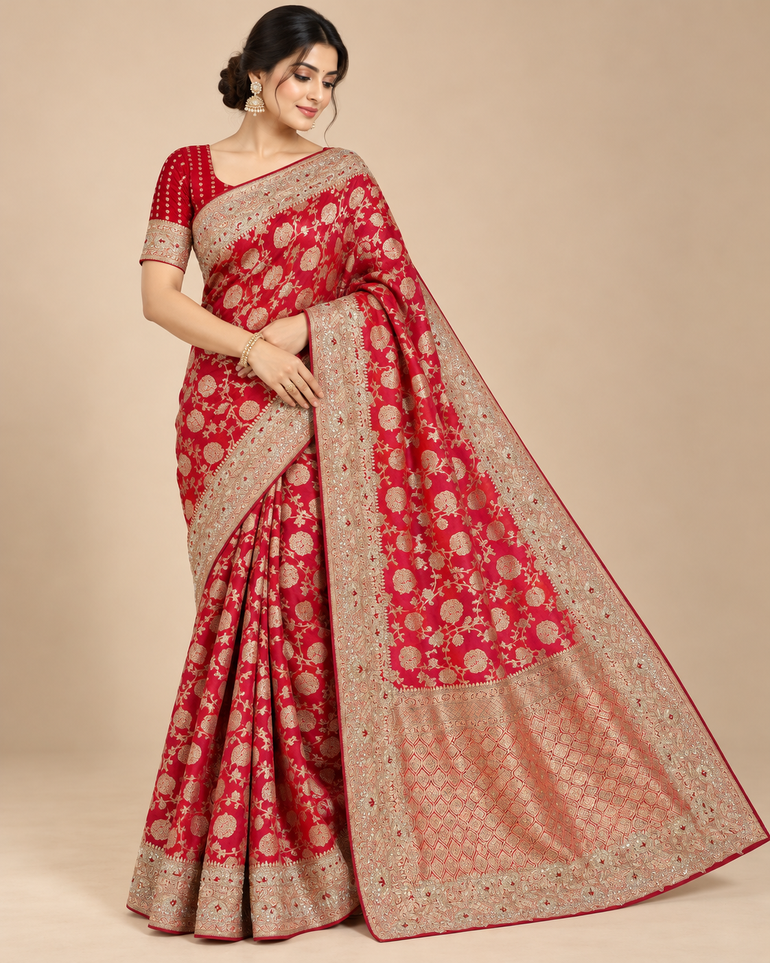 Royal Red Banarasi Bridal
