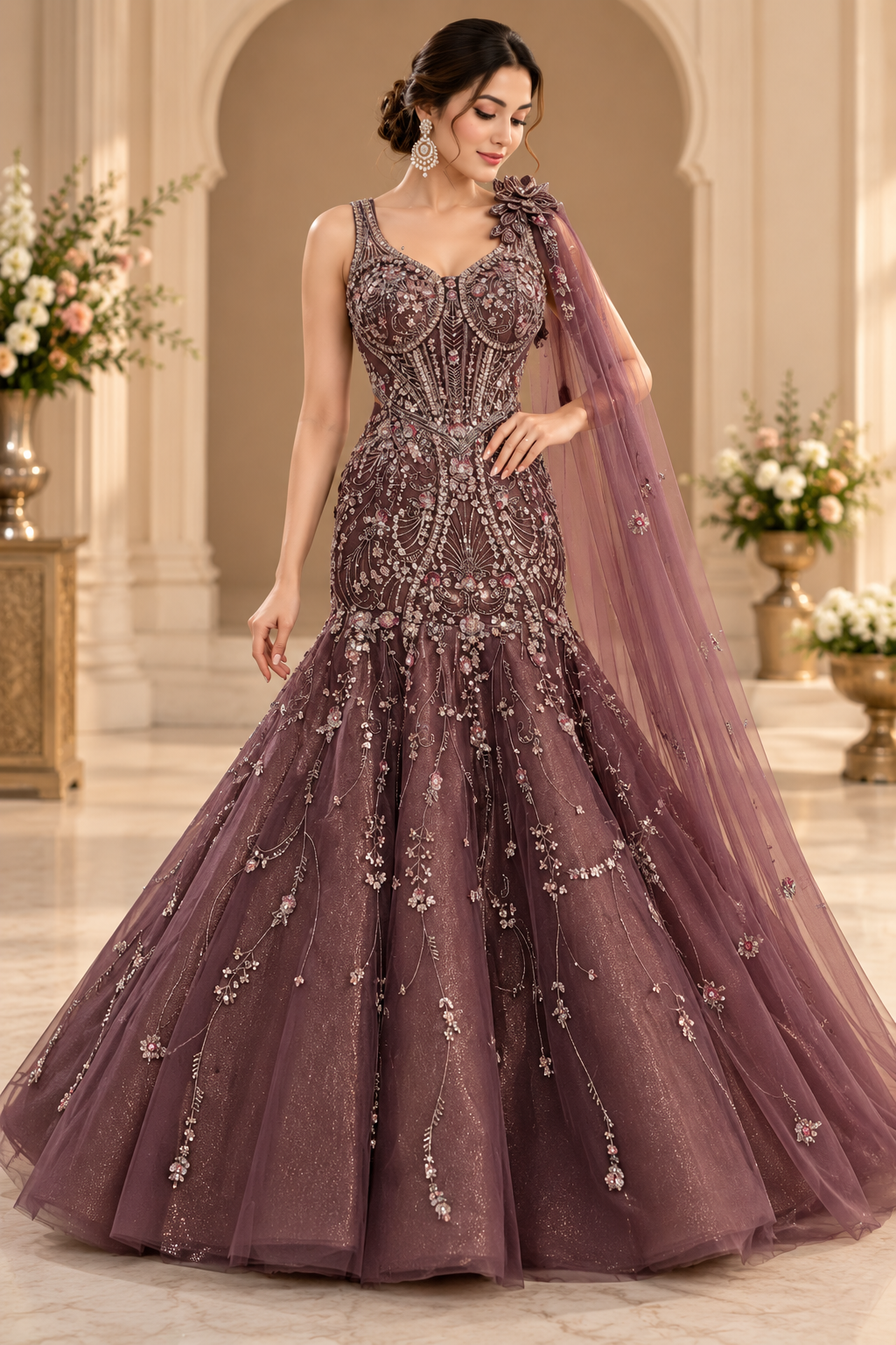 Champagne Reception Lehenga